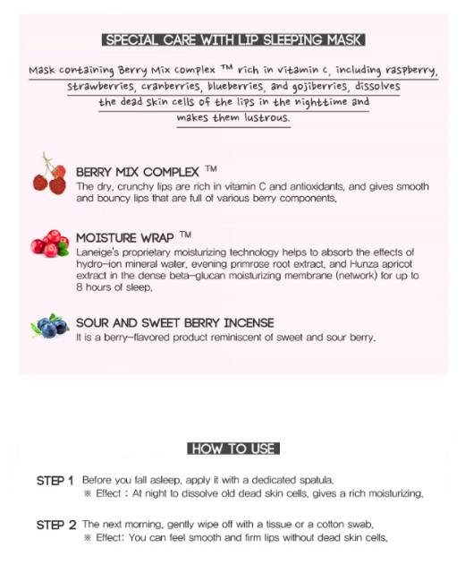 (hàng Mới Về) Mặt Nạ Ngủ Cho Môi Laneige 3g | BigBuy360 - bigbuy360.vn