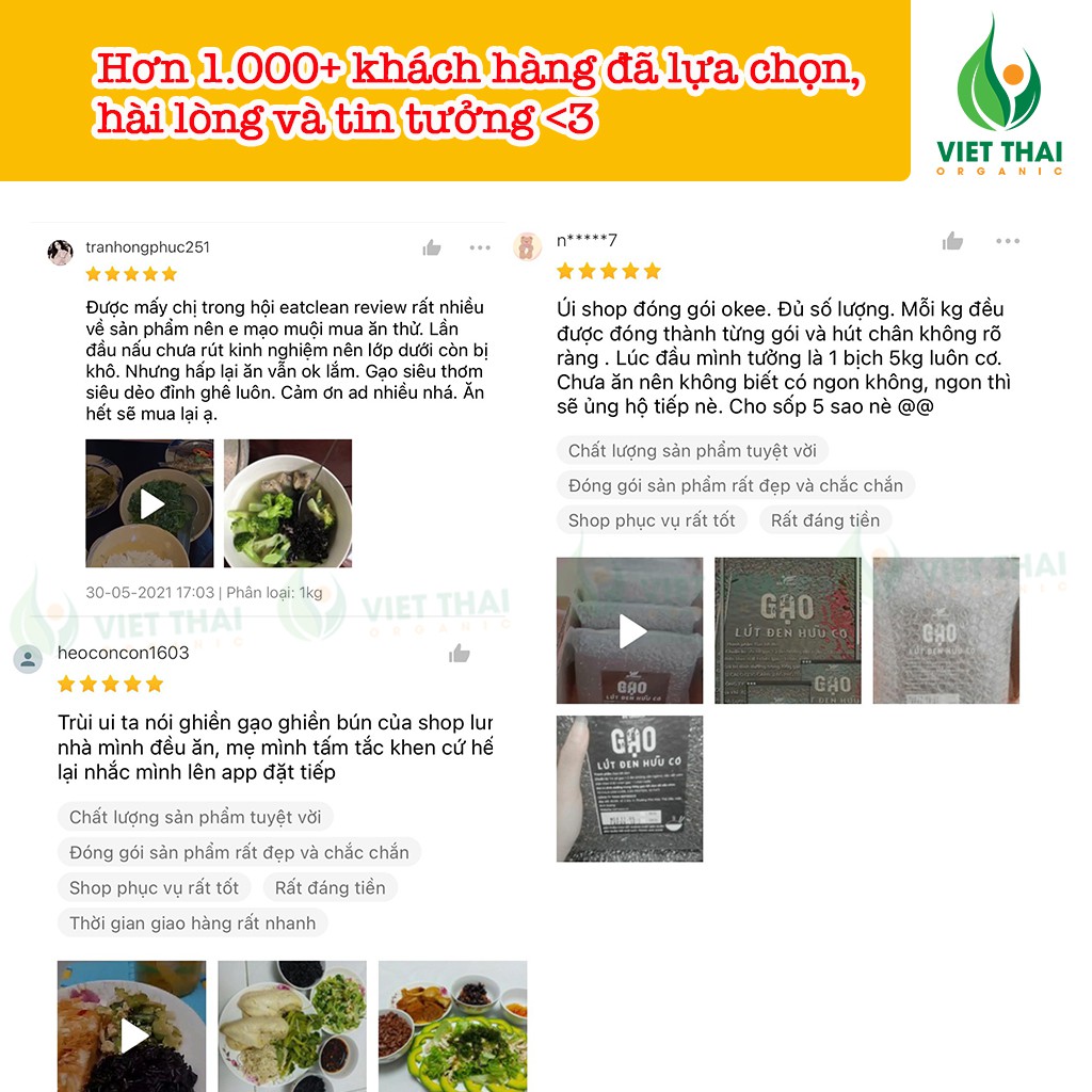 [GIAO SIÊU TỐC] Gạo Lứt Đen Giảm Cân / Eat Clean Siêu Dẻo, Thơm (Gói 1kg) Befresco | BigBuy360 - bigbuy360.vn