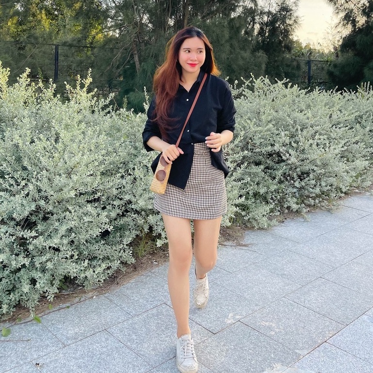 Áo Sơ mi đen tay dài
