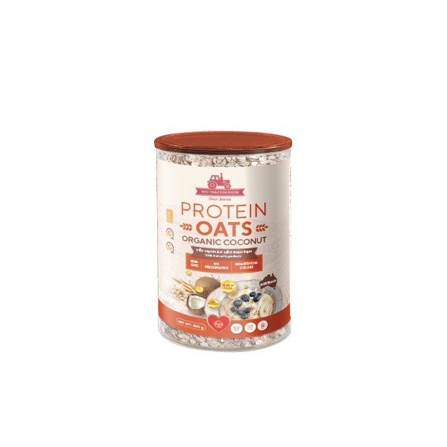 Yến mạch nguyên chất Red Tractor Foods hũ 170gr