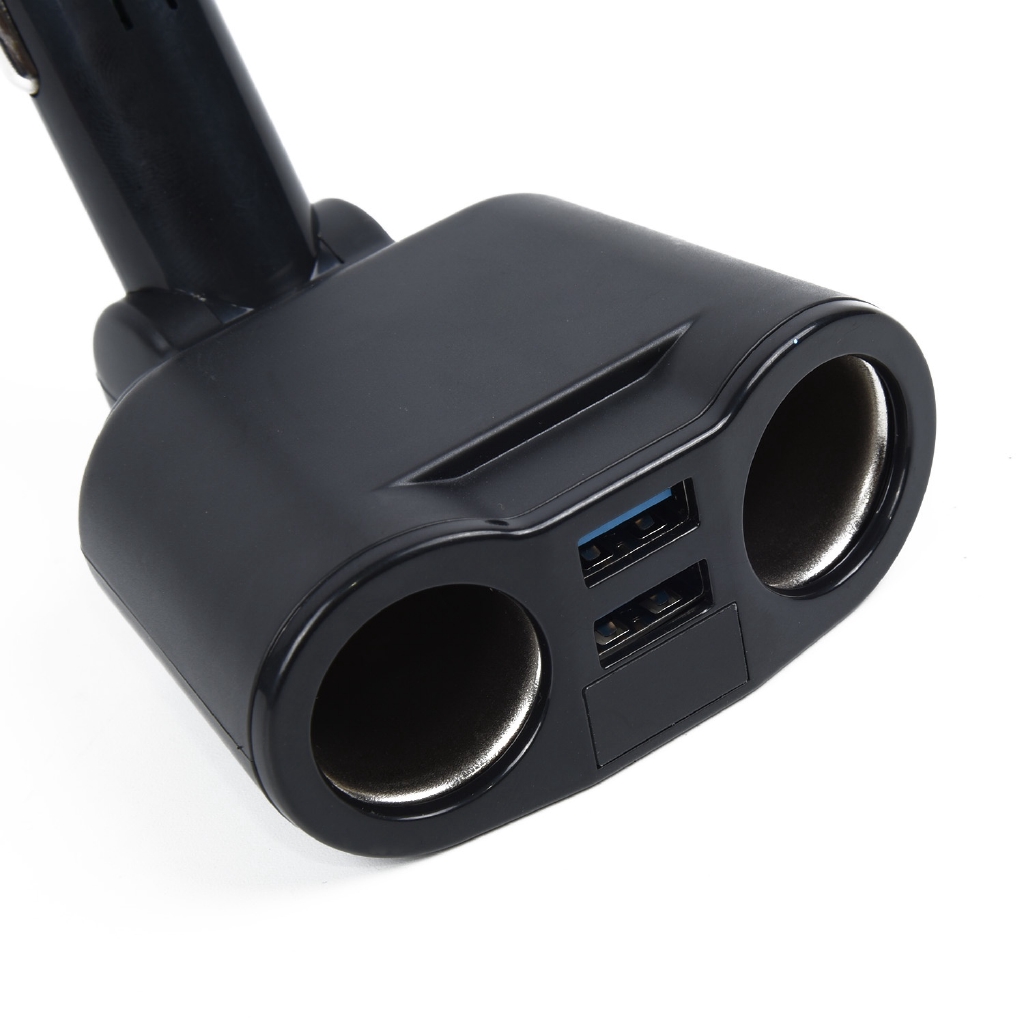 ✅Tất cả QC Passed✅ Ổ Cắm Sạc Nhanh Với 4 Cổng Vôn Kế 3.1A Cho Xe Hơi