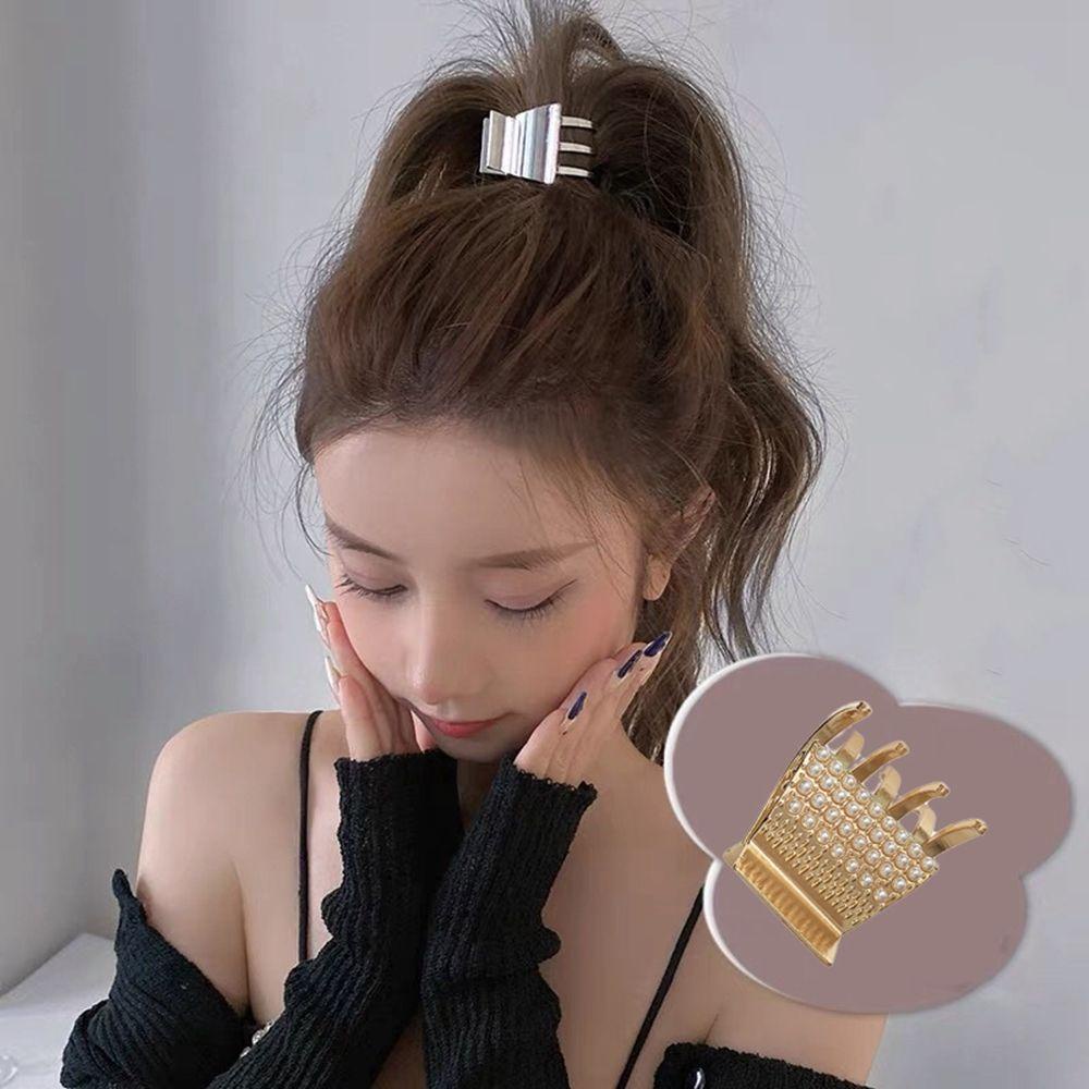 Kẹp Tóc Đuôi Ngựa Mini Màu Trơn Đơn Giản Phong Cách Hàn Quốc WMES15H