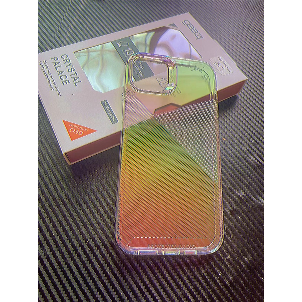 Ốp Điện Thoại Cứng Trong Suốt Họa Tiết Cầu Vồng Cho iPhone case > Gear4 iPhone14 case iPhone14 pro max