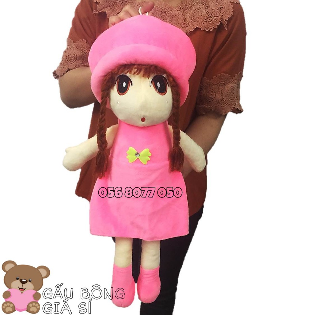 [TẶNG GẤU BÔNG HENIKEN] BÚP BÊ CHIBI 60CM ẢNH THẬT CÔNG CHÚA DỄ THƯƠNG CHO BÉ GÁI