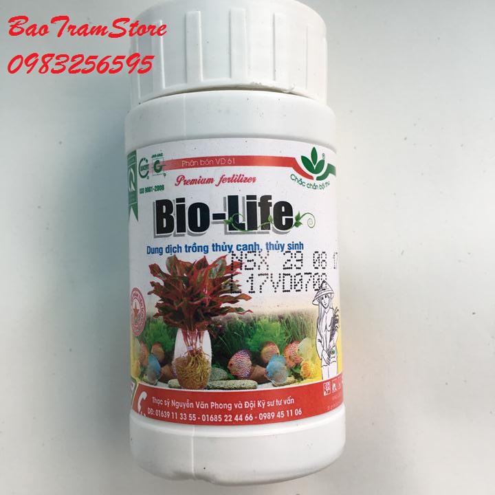 Bán Dung dịch thủy canh Bio-life chai 100ml hàng chuẩn, nhập khẩu và phân phối.