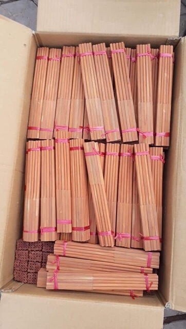 Đũa Tre Vót Thủ Công Không Hóa Chất, Cong Vênh 4k/đôi