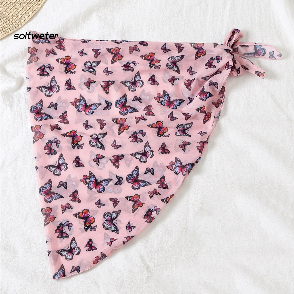 Vỏ Bọc Chống Nắng Xuyên Thấu Buộc Dây Bên Hông Cho Kỳ Nghỉ