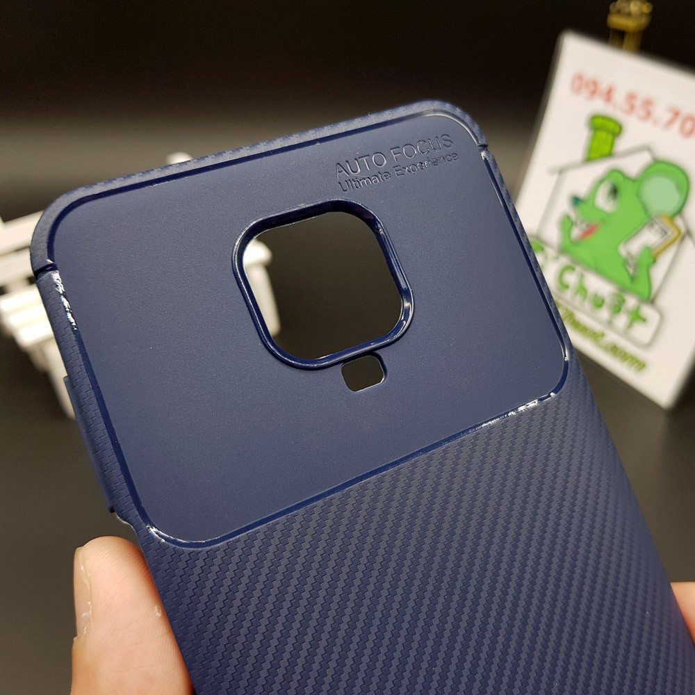 [Hiệu AutoFocus][Ảnh Thật] Ốp Lưng Xiaomi Redmi Note 9s, Note 9 Pro Vân 3D Carbon Chống Sốc