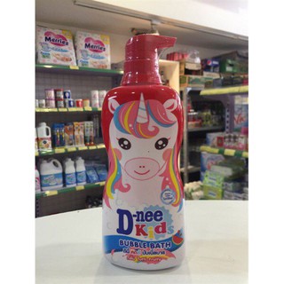 SỮA TẮM BÉ DNEE KIDS THÁI LAN  400ml hình thú màu đỏ