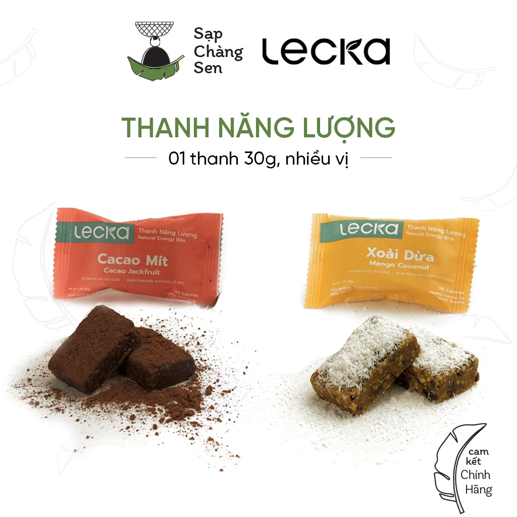 Thanh năng lượng (Lecka) | cacao mít, xoài dừa