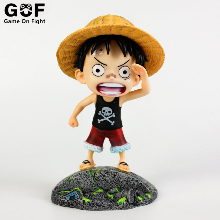 Mô hình nhân vật Luffy hoạt hình One Piece tiện dụng để trang trí