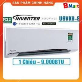 [ VẬN CHUYỂN MIỄN PHÍ KHU VỰC HÀ NỘI ]  Điều hòa Panasonic 9000BTU 1 chiều Inverter R32 Cao cấp CU/CS-U9VKH-8  - BM