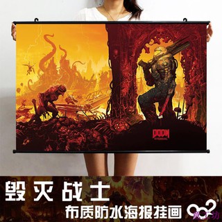 Tranh Cuộn In Hình Nhân Vật Hoạt Hình Nhật Bản