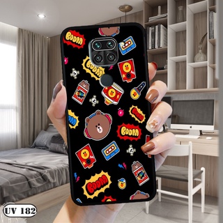 Ốp lưng  Xiaomi Redmi Note 9 - Lưng nhám viền dẻo in 2D