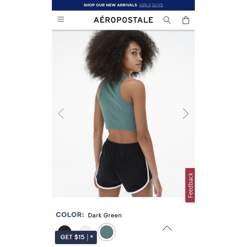 Áo croptop ba lỗ AERO xuất xịn