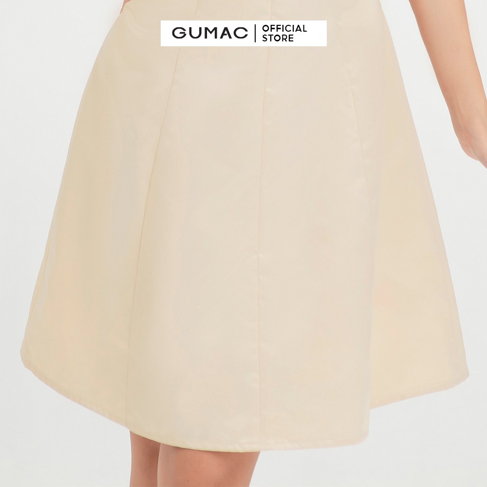 [Mã MABR07062 giảm 8% tối đa 50K đơn từ 249K] Đầm nữ sexy 8 mảnh nơ ngực GUMAC dáng ôm body màu nude cá tính DB484 | BigBuy360 - bigbuy360.vn