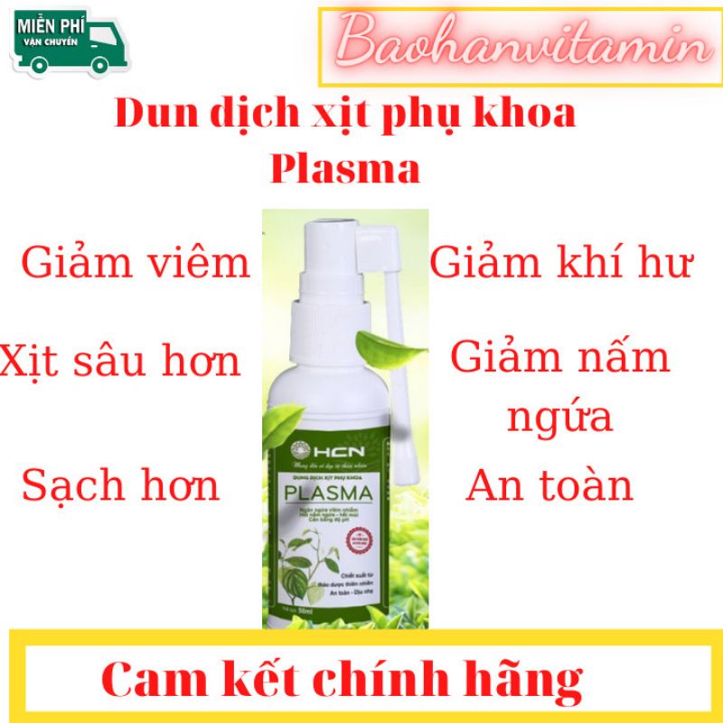 Dung dịch vệ sinh phụ nữ, xịt phụ khoa plasma trầu không làm giảm nấm ngứa, phụ khoa an toàn cho bà bầu và mẹ sau sinh