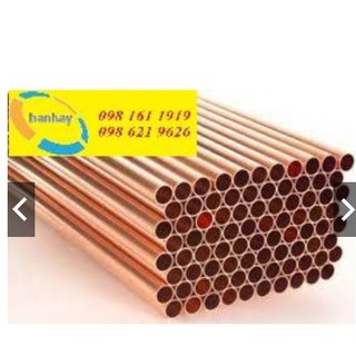 Ống đồng đỏ phi 25 dầy 1mm dài 2.9m (cắt 3 đoạn bằng nhau)