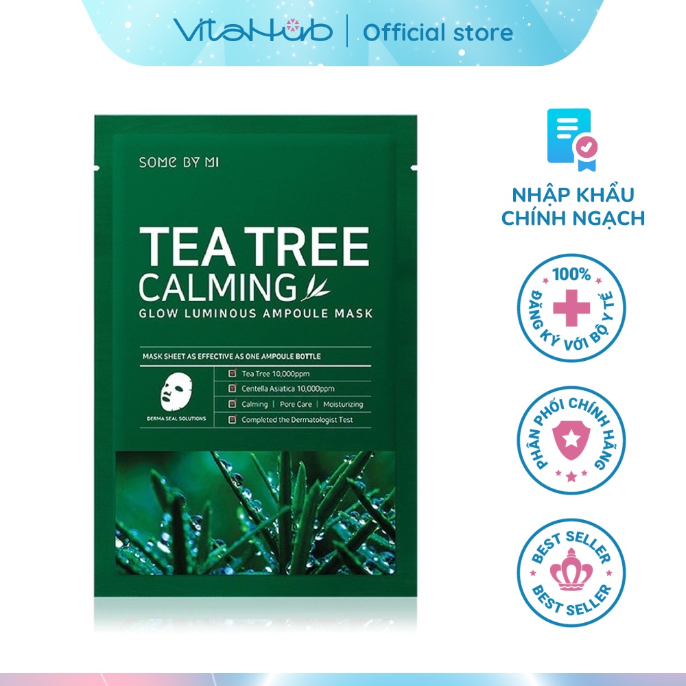 Mặt nạ giấy Some By Mi Tea Tree CalmingGlow Luminous Ampoule Mask 25g