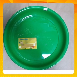 H02 - 10 cái mâm lót cu, nuôi chim, phi 30cm, xanh/dương
