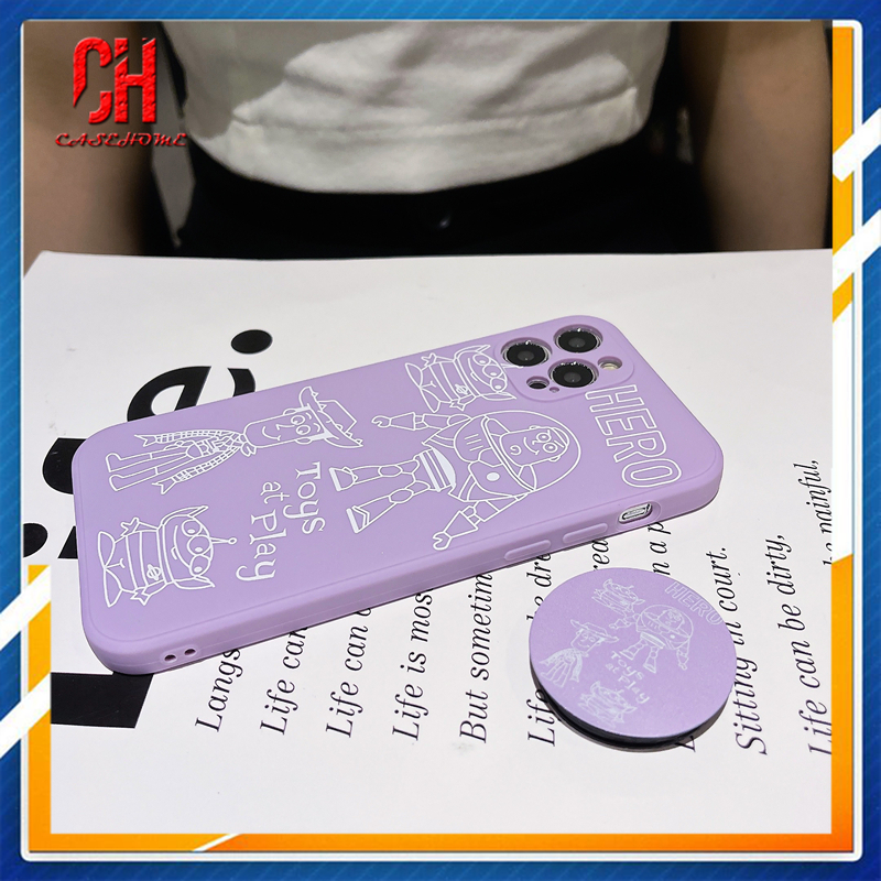 Ốp Lưng Hình Gấu Pooh Đáng Yêu Kèm Giá Đỡ Cho Poco X3 Nfc X3 Pro M3 Xiaomi Redmi 9 9c Nfc 9a 9i 9t 9 Pro 10x Poco M2 Pro Redmi Note 9 8 10 10s