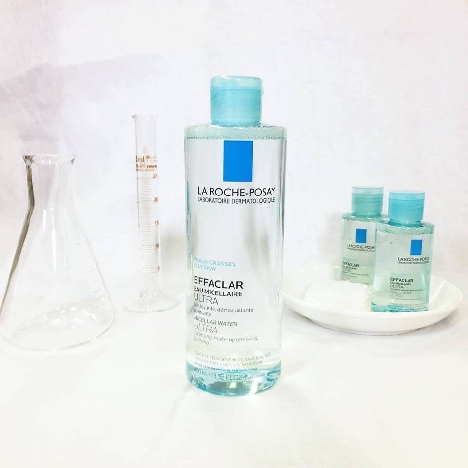 Nước tẩy trang La Roche-Posay,làm sạch sâu cho da dầu,da nhạy cảm Effaclar Micellar Water 400ml