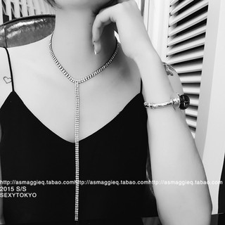 Vòng Cổ Choker Đính Đá Dây Dài