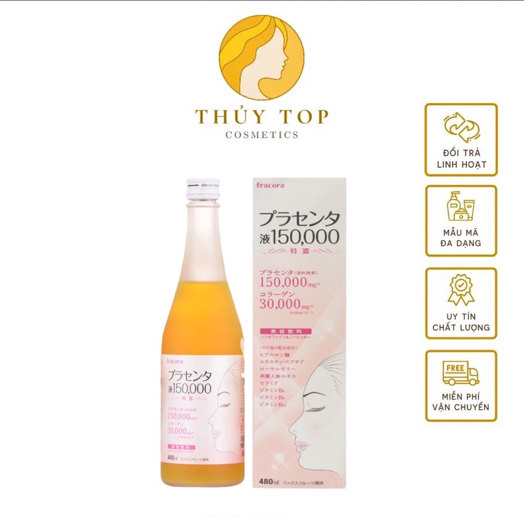 Nước Uống Collagen Nhau Thai Cừu Fracora Placenta 150.000Mg