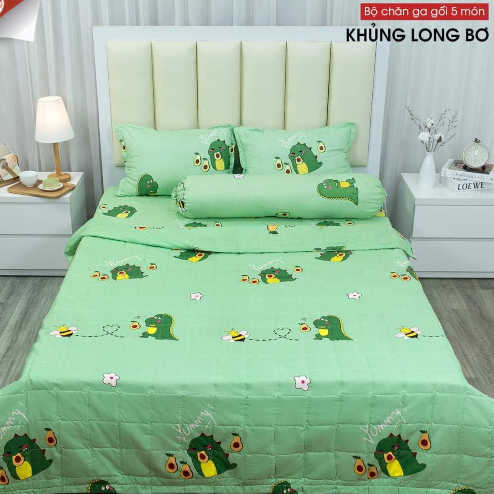 Chăn Hè Siêu Gọn Nhẹ Chất Liệu Cotton Poly Thấm Hút Mồ Hôi Tốt , Chần Bông 3 Lớp Dày Được Chọn Mẫu