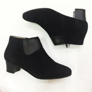 Boots da lộn cổ thấp xuất Nhật