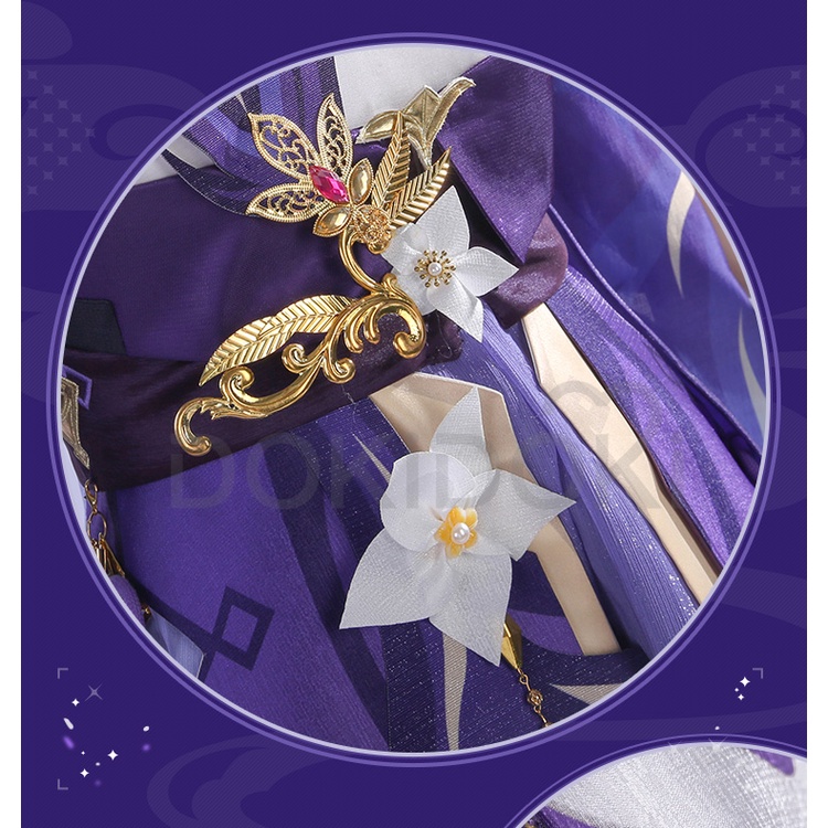 Trang Phục Hóa Trang Halloween Nhân Vật Hoạt Hình Genshin Va Chạm Keqing