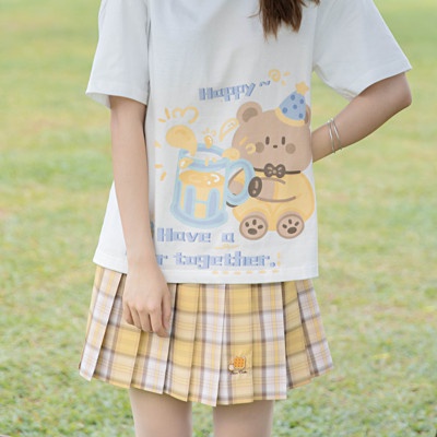 (giá đặc biệt tháng 12)Jk chân váy xếp ly phong cách Nhật Bản/ Jk hãng Sunrabbit | BigBuy360 - bigbuy360.vn