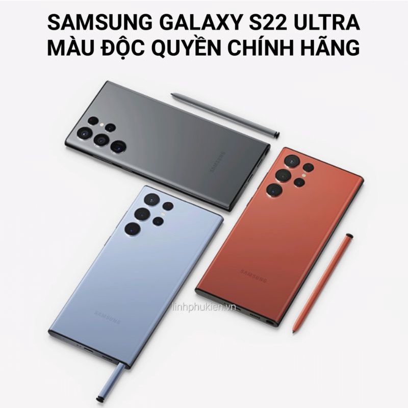 Điện thoại Samsung Galaxy S22 Ultra 5G (Online Exclusive) 12/256GB Màu độc quyền - Hàng chính hãng