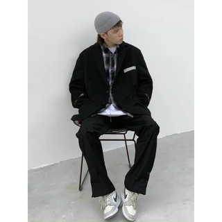 áo blazer thêu chữ