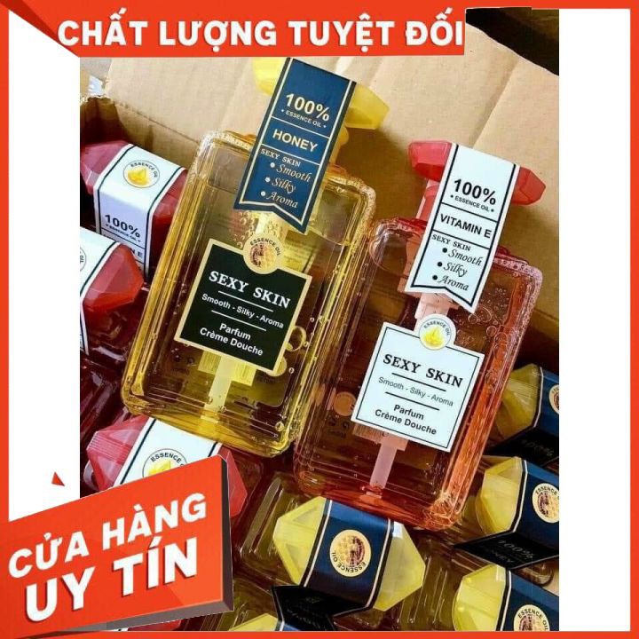 [CHÍNH HÃNG] tắm SEXY SKIN   mua 1 tặng 1 bông tắm  là dòng sữa tắm hương nước hoa, làm mềm da liu giữ mùi hương lâu