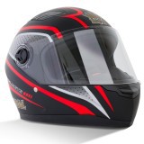 Mũ Bảo Hiểm FullFace Royal M136 Màu Đỏ Tem V2