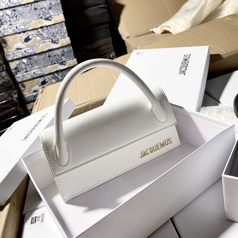 Túi Jacquen chữ nhật bản 1 quai siêu hót da sần kèm dây đeo chéo full hộp 188#