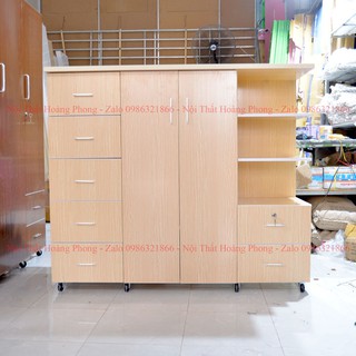 Tủ quần áo trẻ em vân gỗ Bảo hành 2 năm tại nhà