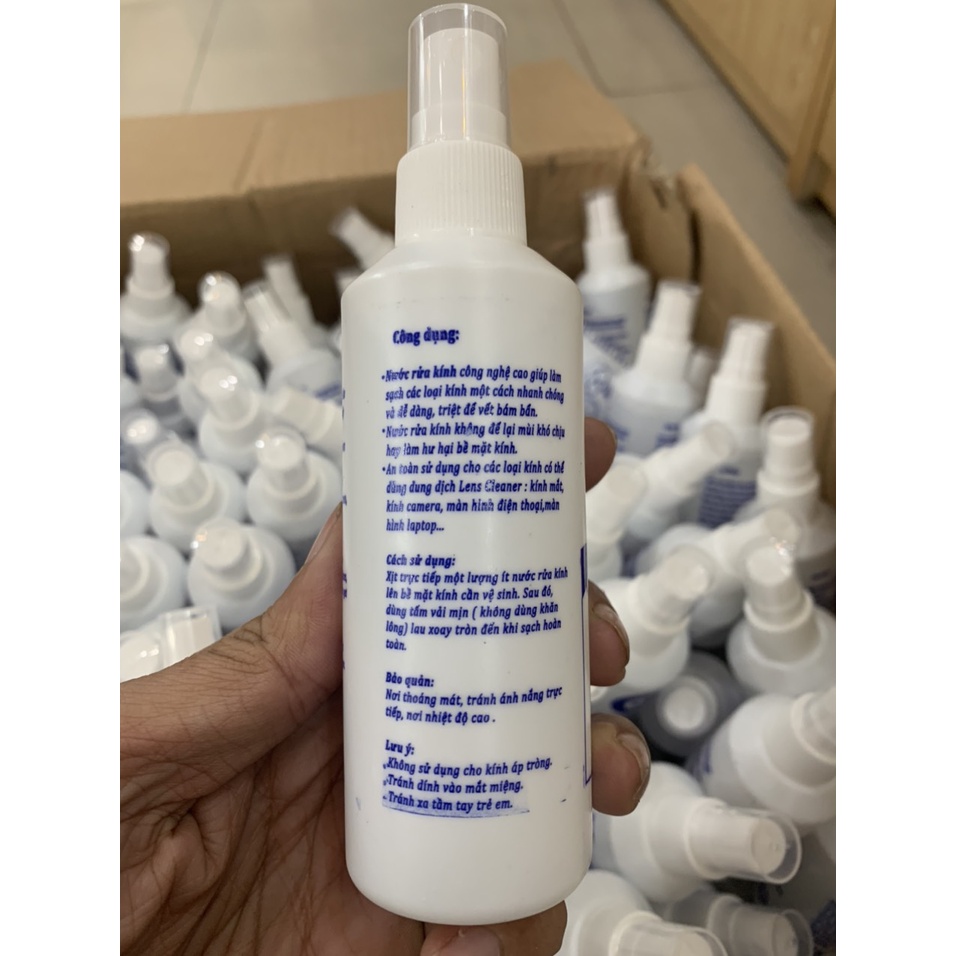 Nước lau mắt kính, chai xịt chuyên dụng lau kính, điện thoại, laptop 60ml và 100ml