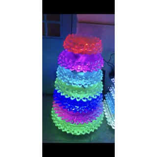 Đài Sen Pha Lê tròn LED đổi màu Φ18