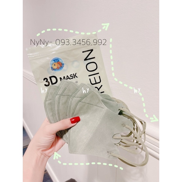 [Túi 10 Cái] Khẩu Trang ?? ??á? ??? [ 1 Lớp] Mỏng Nhẹ Thoáng Hơn 30 Màu Hottrend