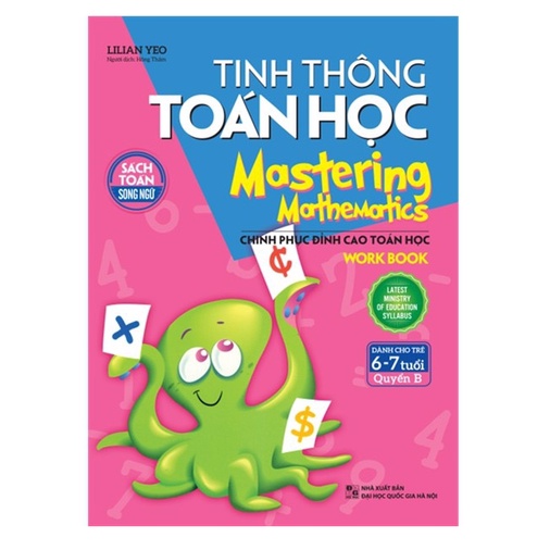 Sách - Tinh Thông Toán Học - Mastering Mathematics - Dành Cho Trẻ 6-7 Tuổi - Quyển B