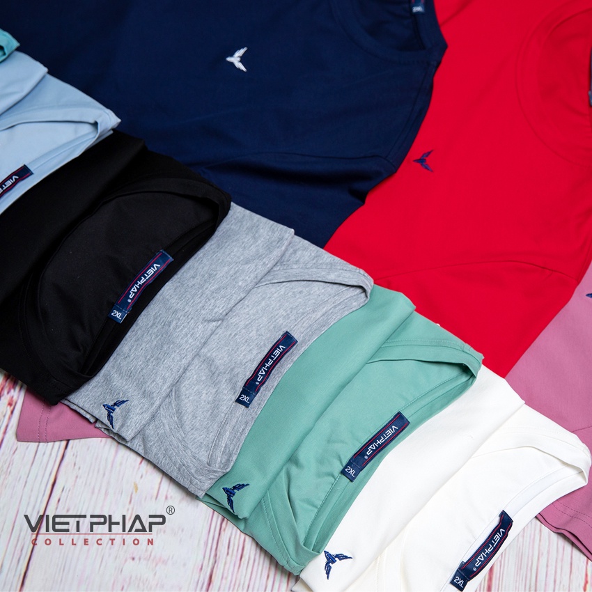 Áo Thun T-shirt Nam Tay Ngắn Cao Cấp 503 Việt Pháp. Vải Cotton 4 Chiều Ôm Body Trẻ Trung, Thấm Hút Mồ Hôi, Siêu Mát