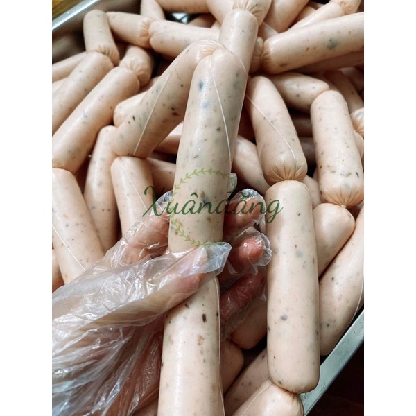 Xúc xích ức gà nấm keto/eatclean/das 500g