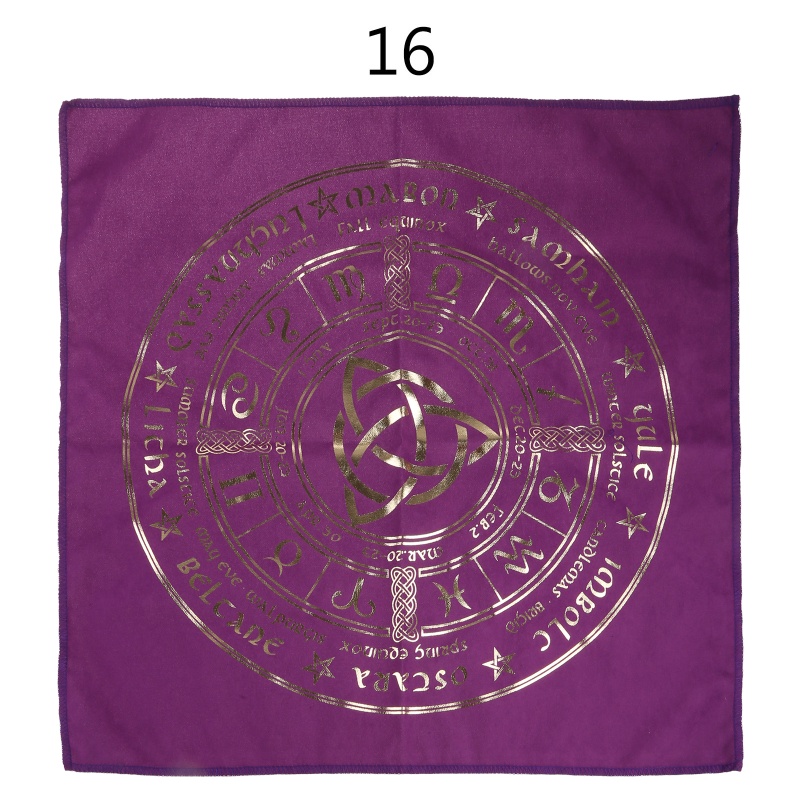 Khăn Trải Bàn Bói Tarot 19x19In Chất Lượng Cao