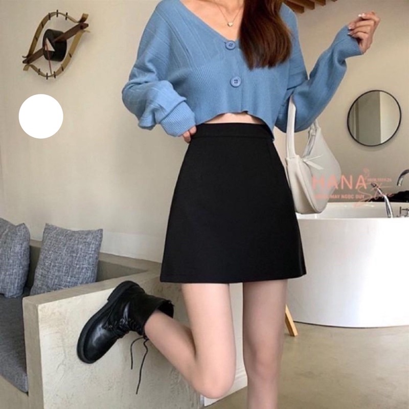 CHÂN VÁY CHỮ A UMI CÓ QUẦN TRONG A1