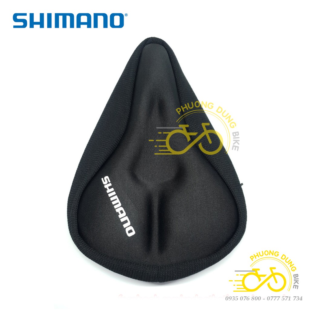 Nệm bọc yên xe đạp silicon mềm Merida, Shimano, Giant