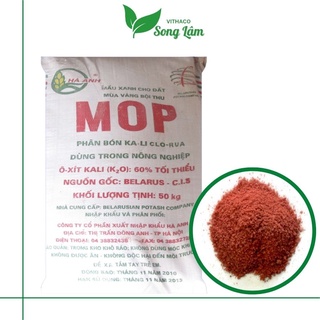 Phân bón Kali Clorua, phân bón Kali đỏ MOP dùng cho cây ăn quả