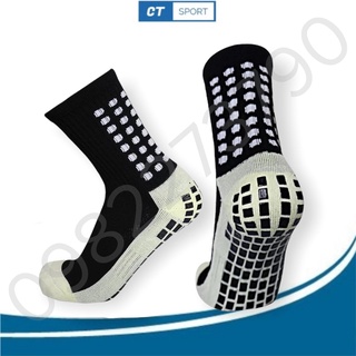 Tất đá bóng thể thao chống trơn trượt cao cấp, vớ đá banh có cao su chống trơn giá rẻ