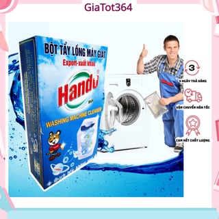 Hộp 2 gói vệ sinh tẩy lồng Máy Giặt Hando 200g